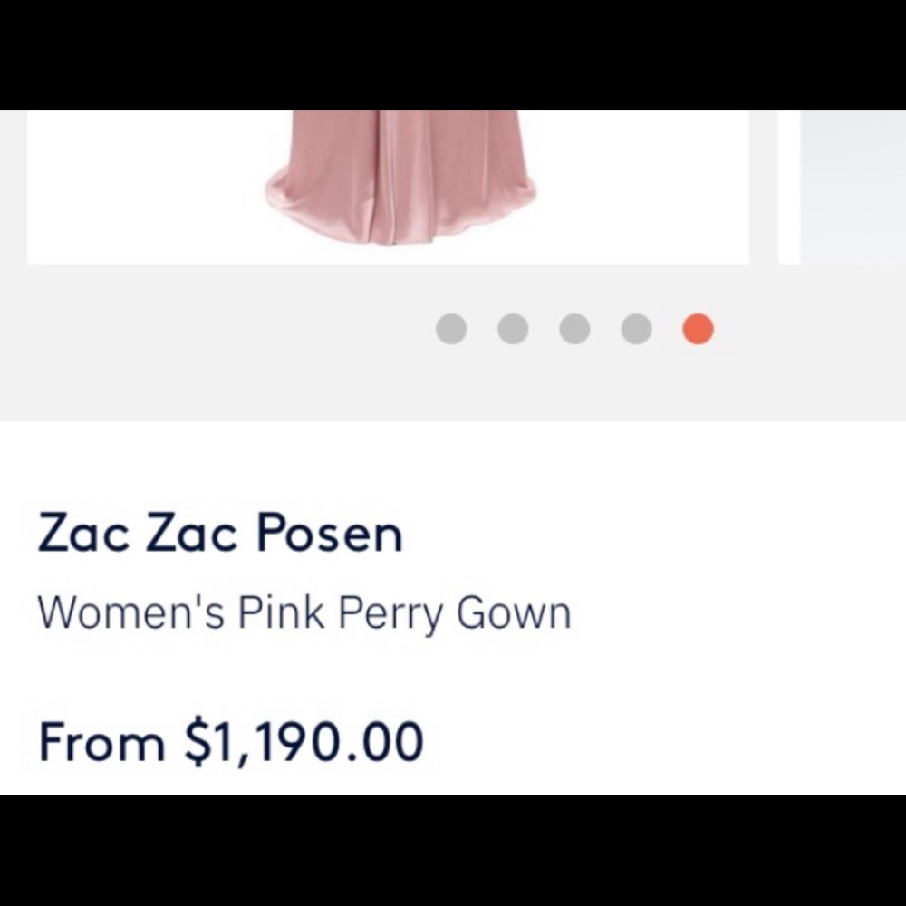 Zac Posen Dress, Size 8, altered to 6, very elegant! Stock Photo actual color!